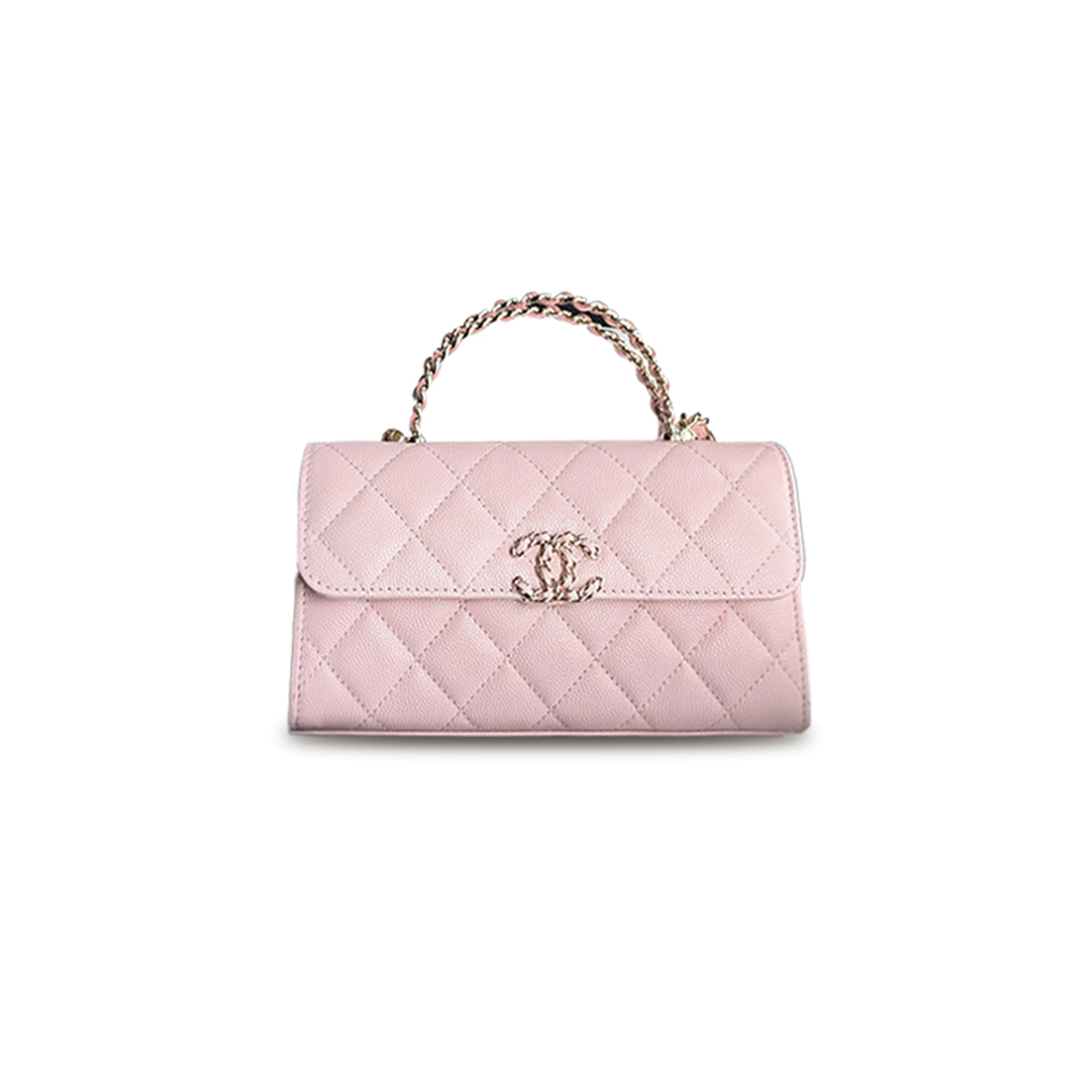 Ch*el master 25p kelly clutch with chain ap3238 (18*10*4.5cm)